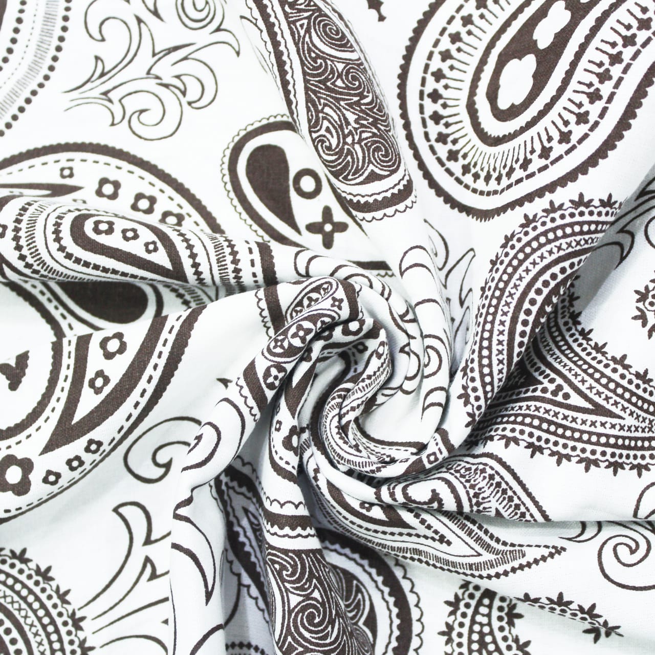 Soft Aqua 144 TC Floral Print Cotton Fabric(231 cms) online in India