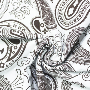 Soft Aqua 144 TC Floral Print Cotton Fabric(231 cms) online in India