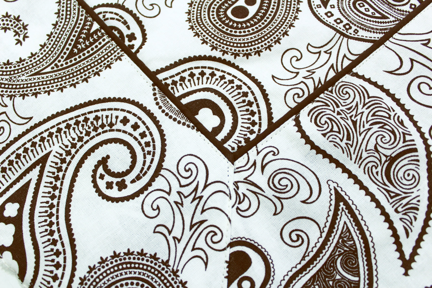 Prism Brown Printed Cotton Damask Table Cover(1 Pc) online in India