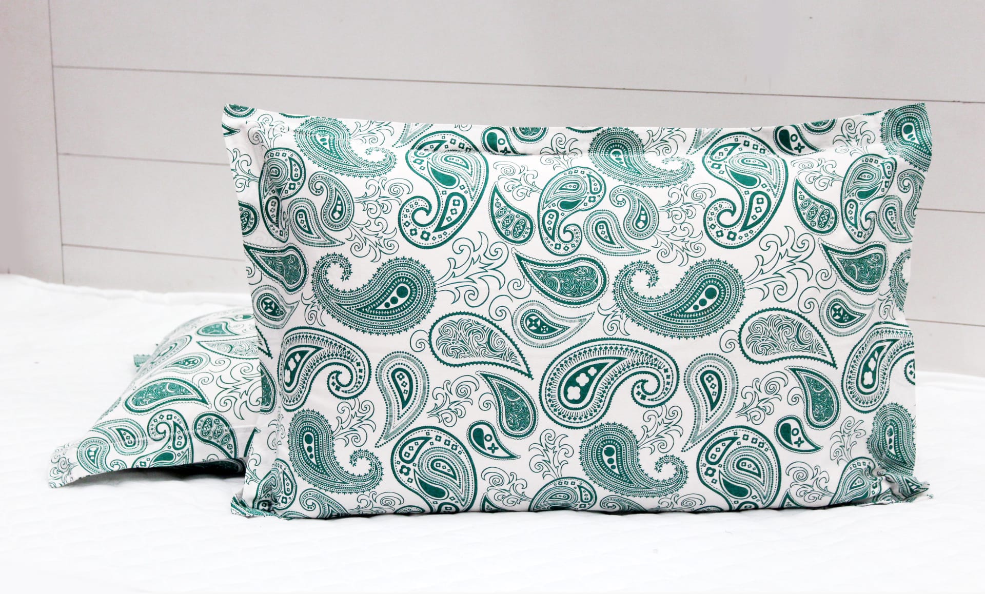 Soft Paisley Print Pillow Cover Set In Peacock Online At Best prices(2 Pcs)