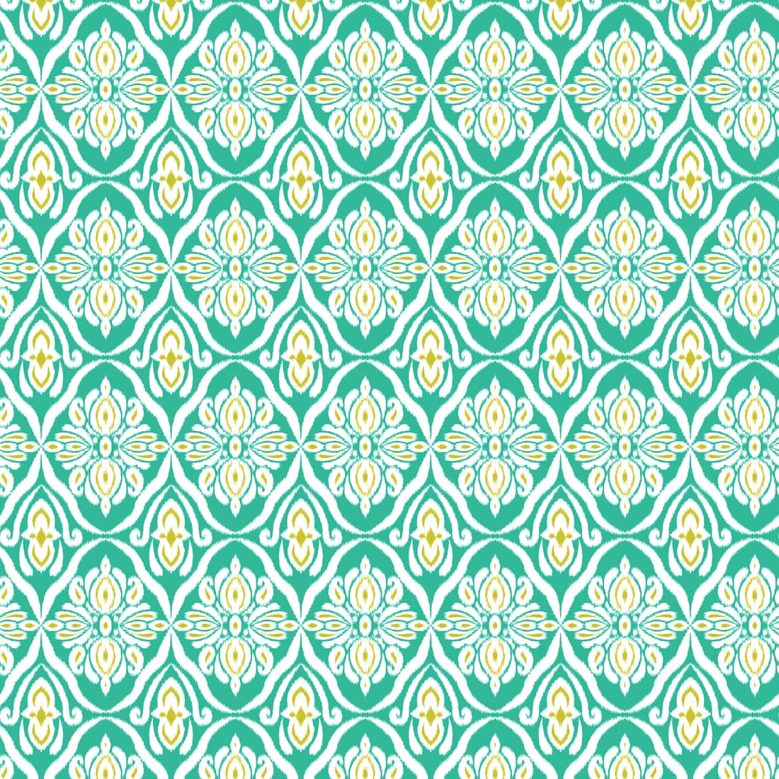 Soft Aqua 144 TC Floral Print Cotton Fabric(231 cms) online in India