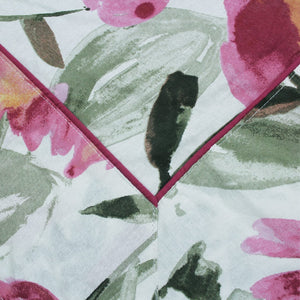 Prism Magenta Printed Cotton Floral Table Cover(1 Pc) online in India