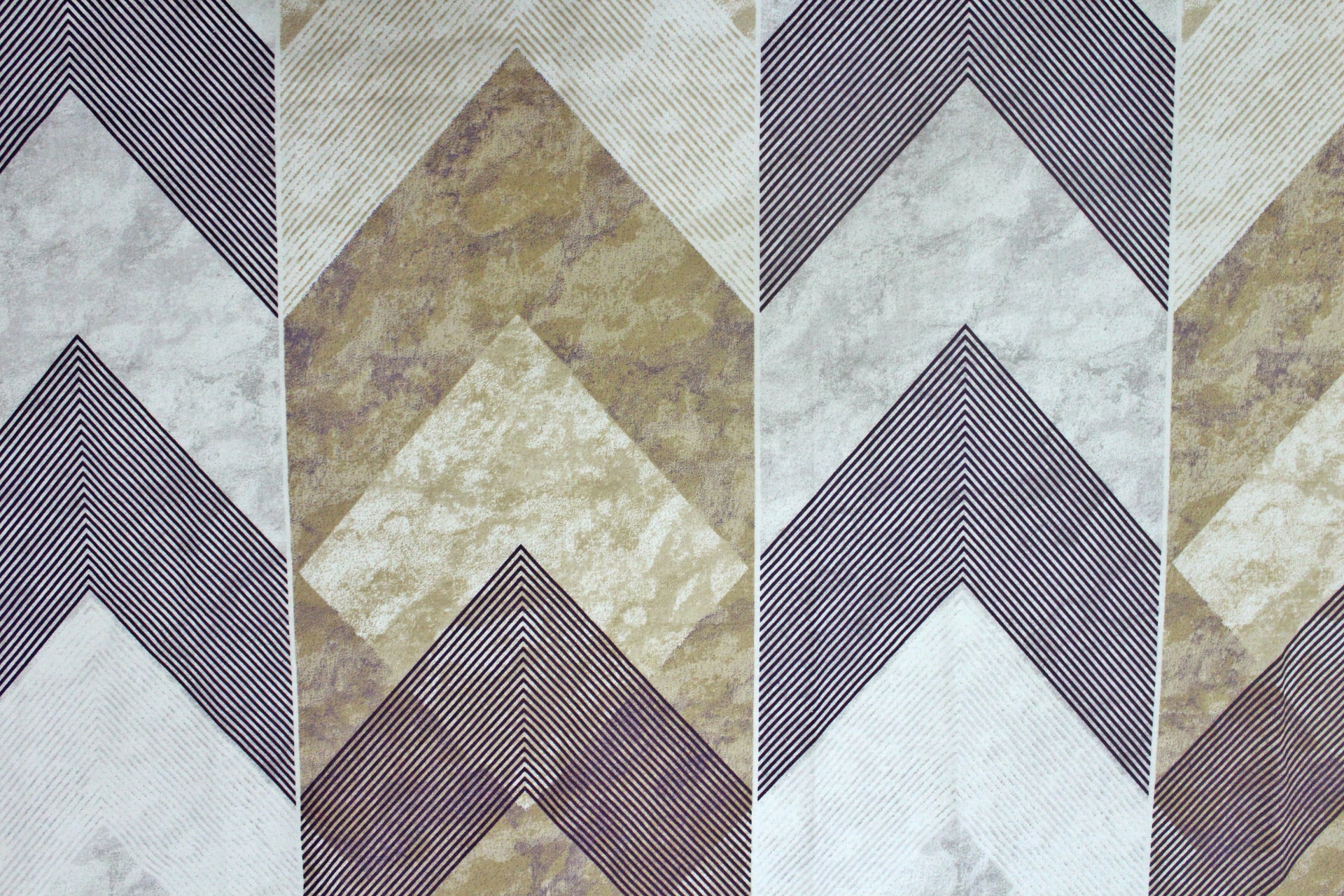 Soft Brown 144 TC Geometrical Print Cotton Fabric(224 cms) online in India