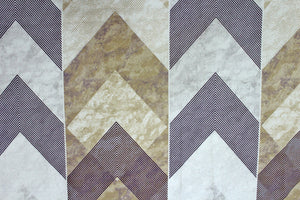 Soft Brown 144 TC Geometrical Print Cotton Fabric(224 cms) online in India