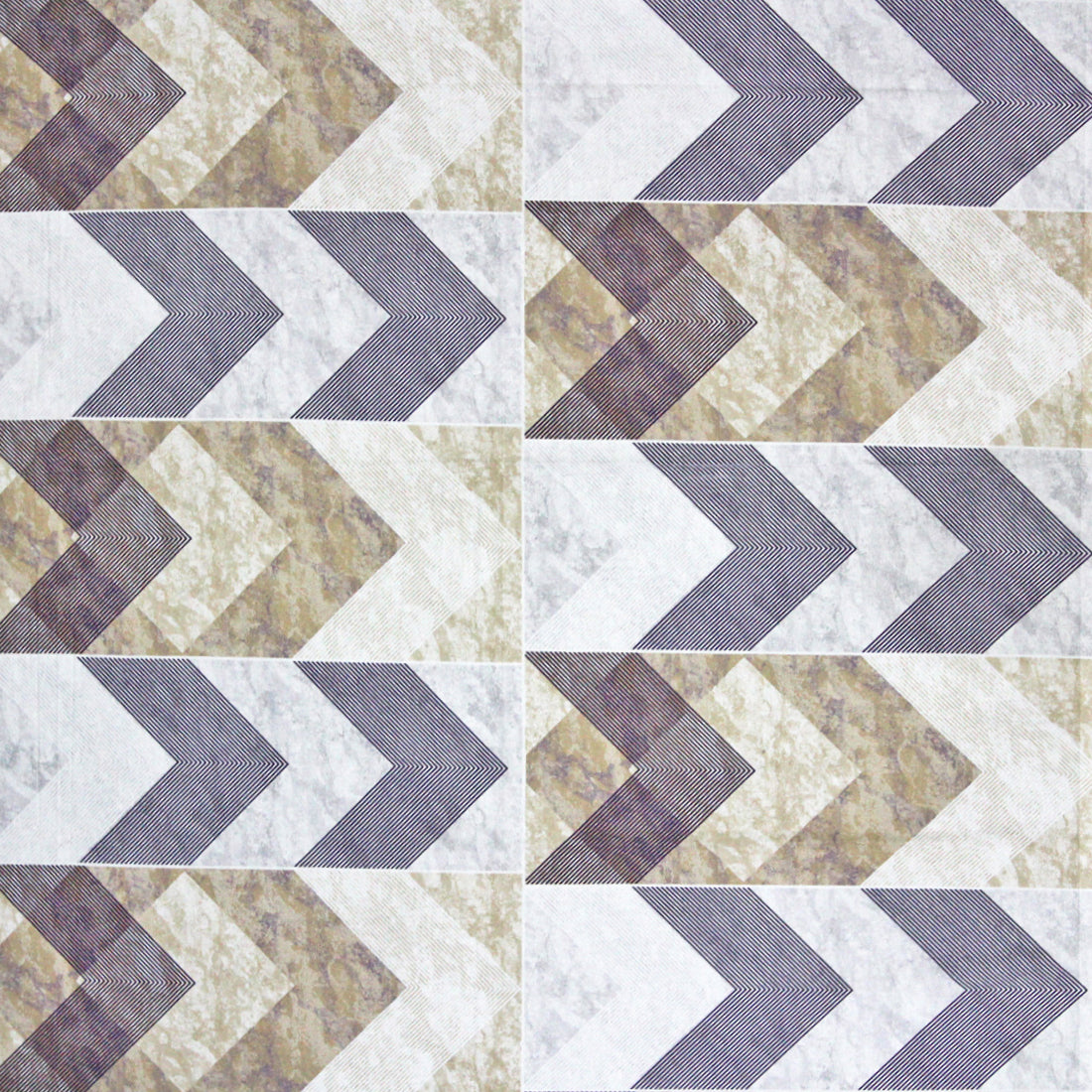 Soft Geometrical print Brown Cotton Cushion Cover Set online in India