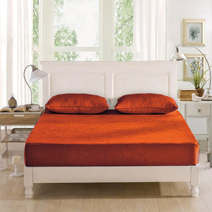 Rust Water Proof Terry Mattress Protector online at best prices