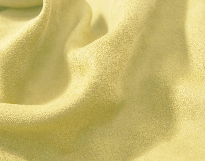 Suede Lemon Yellow Plain Microfibre Table Cloth(1 Pc) online in India at best prices 