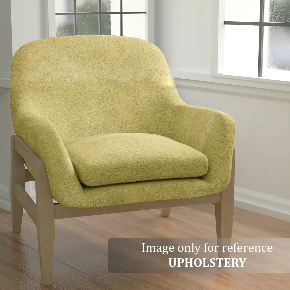 Imported SUEDE Solid Design 200 GSM Fabric (152 cms) in Lemon Yellow Online At Best Prices