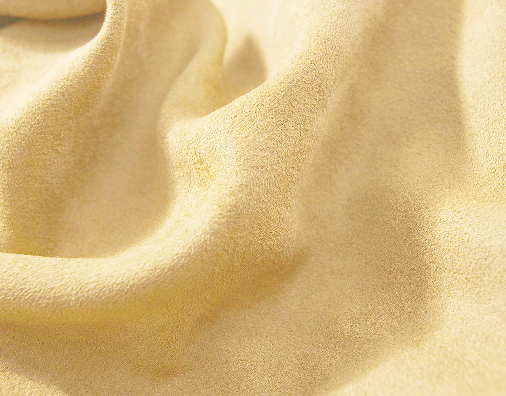 Imported SUEDE Solid Design 200 GSM Fabric 60" (152 cms) - Gold