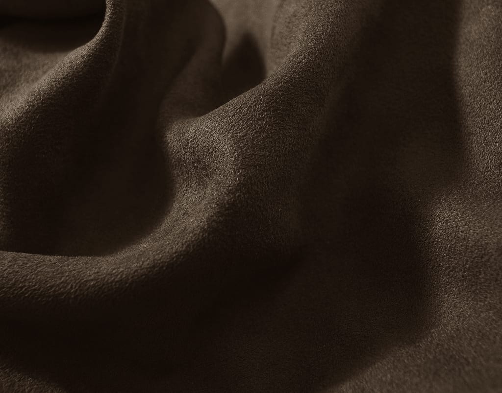 Imported SUEDE Solid Design 200 GSM Fabric 60" (152 cms) - Chocolate Brown