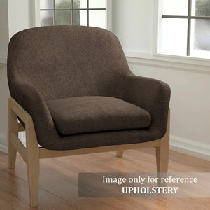 Imported SUEDE Solid Design 200 GSM Fabric (152 cms) in Coffee Brown Online At Best Prices