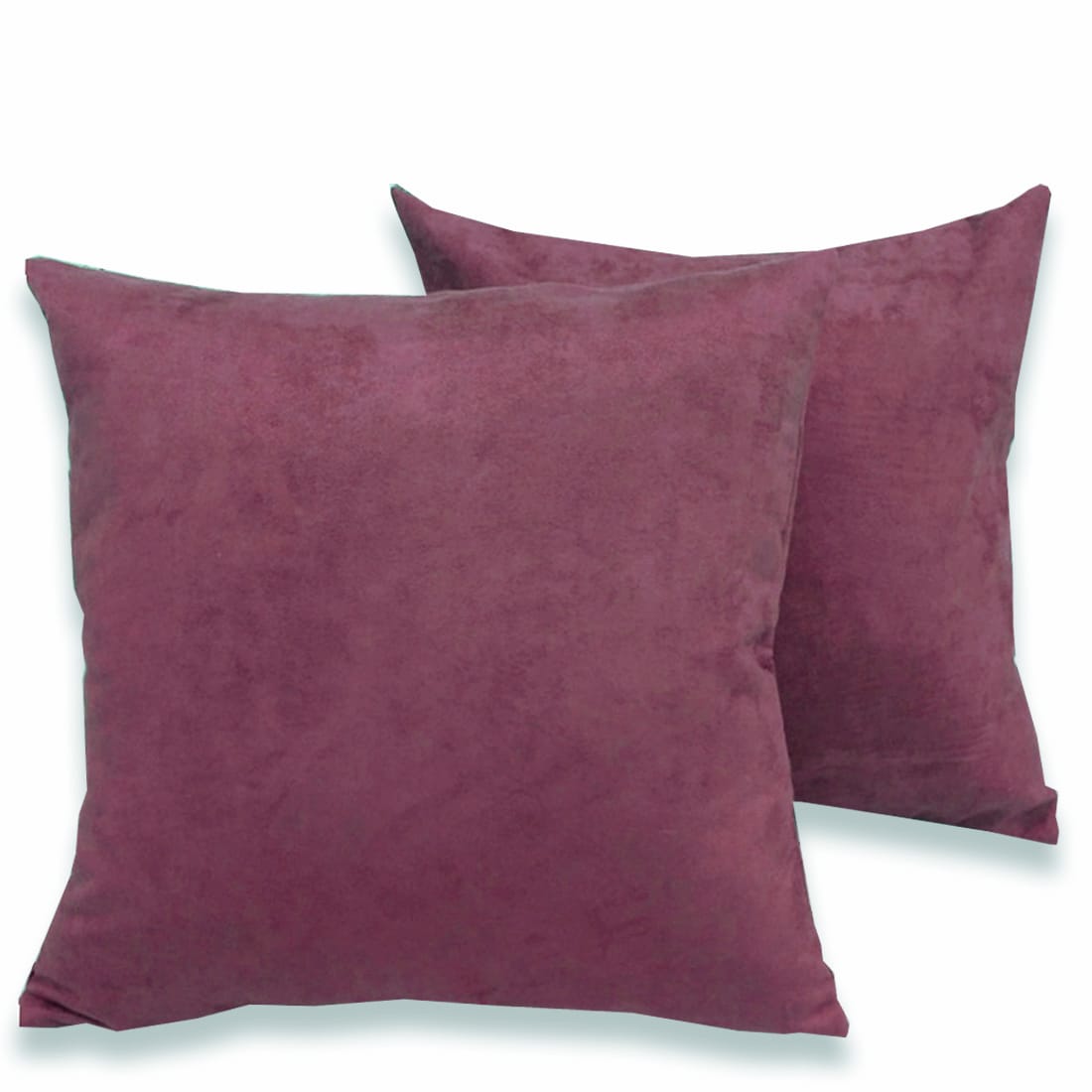 Luxurious Microfiber Suede Velvet Cushion Cover Set in Purple online in India