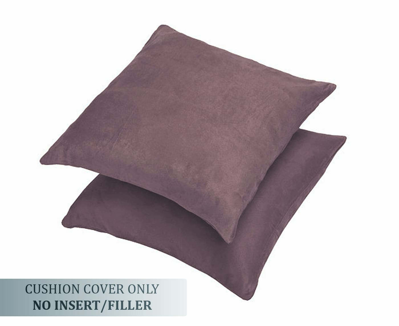 Luxurious Microfiber Suede Velvet Cushion Cover Set in Burgundy online in India