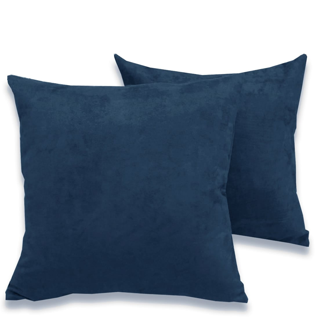SUEDE Luxurious Microfibre Cushion Cover set - Navy Blue