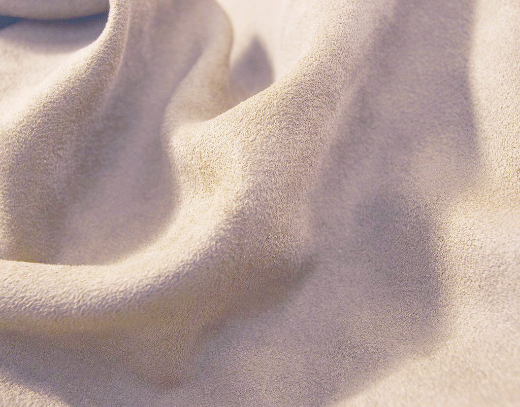 Imported SUEDE Solid Design 200 GSM Fabric (152 cms) in Beige Online At Best Prices