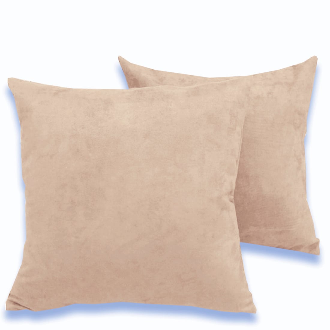 Luxurious Microfiber Suede Velvet Cushion Cover Set in Beige online in India