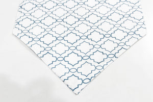 300 TC Ikat Cotton Table Runner for 6 Seater Table in Blue online