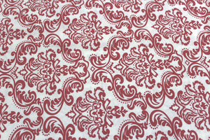 144 TC Damask Cotton Table Runner for 6 Seater Table in Maroon online