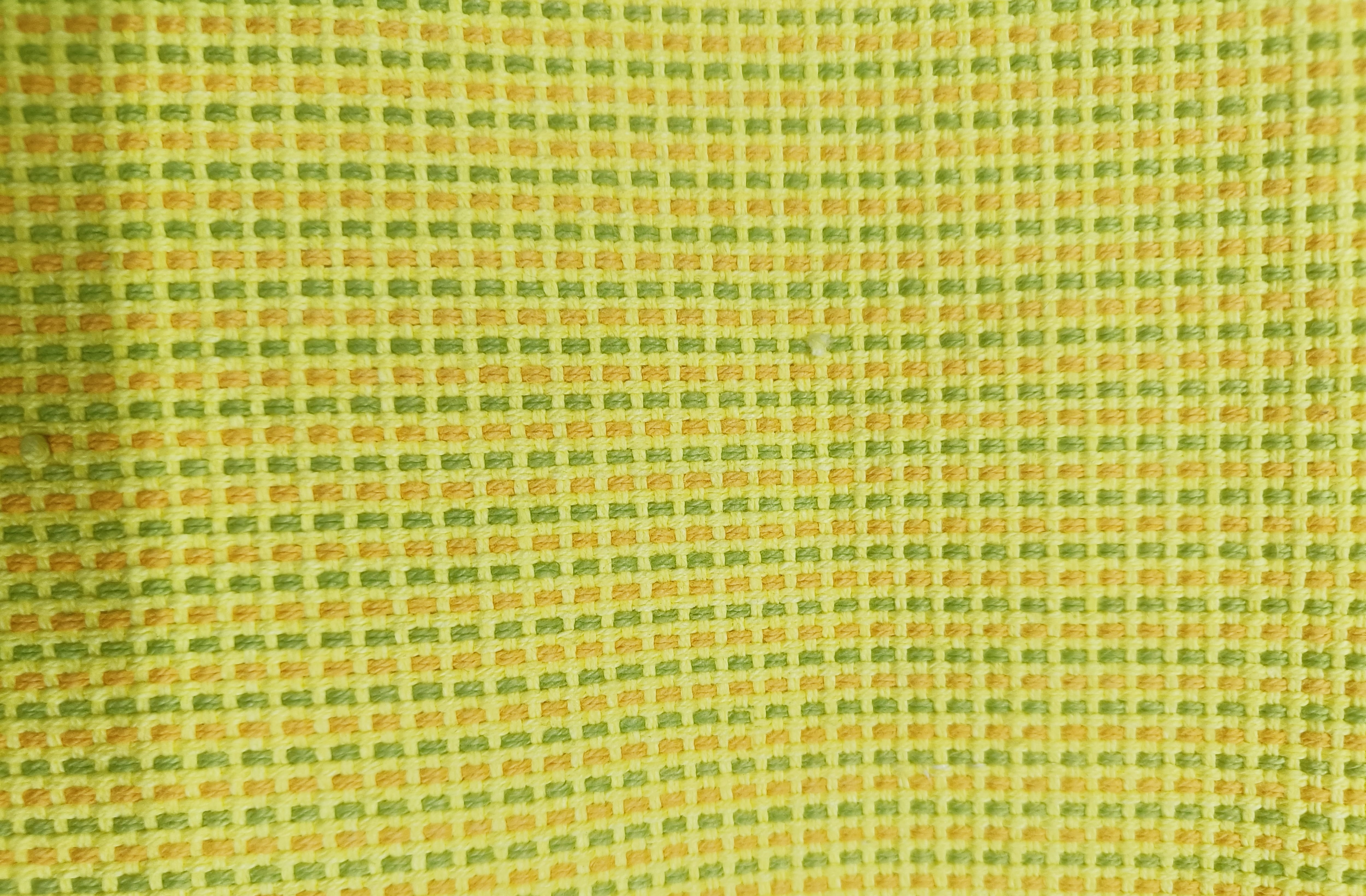 Handloom Yellow Woven Cotton Table Runner (6 Seater Table) online in India