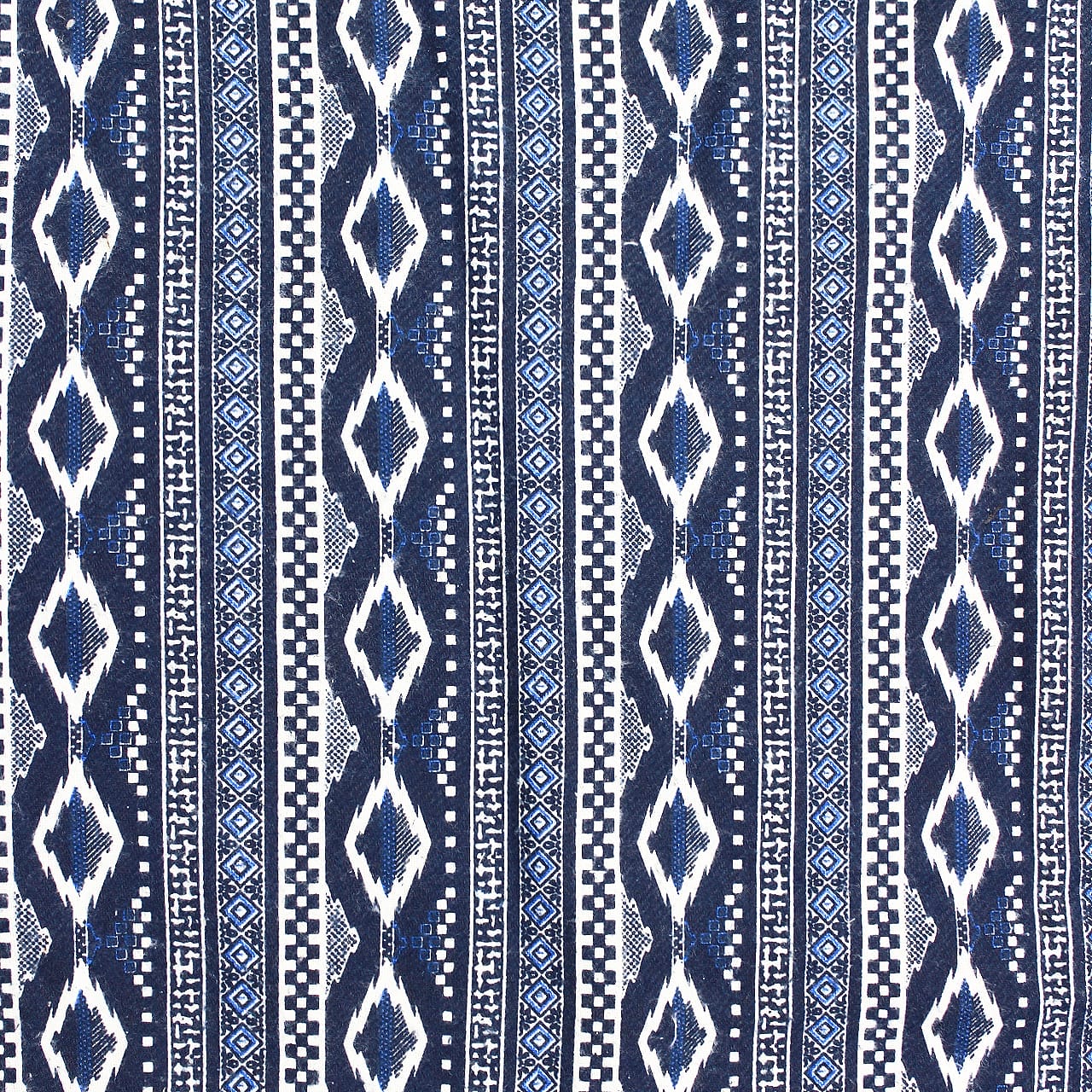 Sofe Blue Print Cotton Traditional Geometrical Diwan Set(6 Pcs) online in India