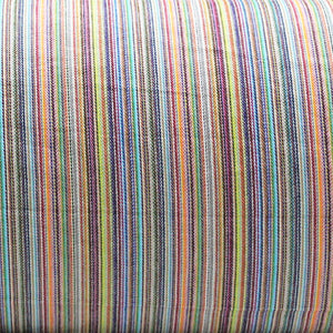 Soft Stripe Print Mercerised Woven Cotton Diwan Set(6 Pcs) online in India