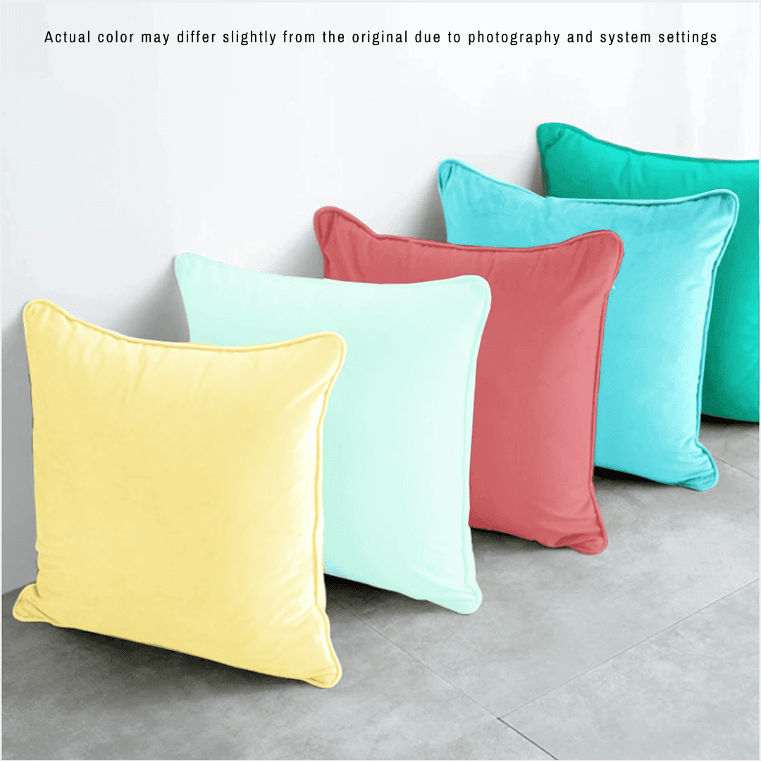 Plain Cotton Decorative Cushion Cover 5 Pcs online at best prices