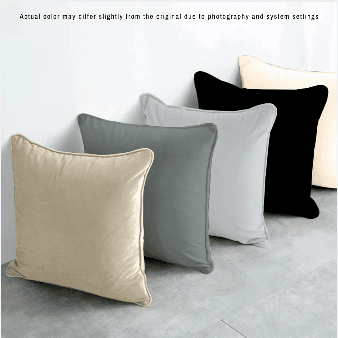 Plain Cotton Decorative Cushion Cover 5 Pcs online at best prices