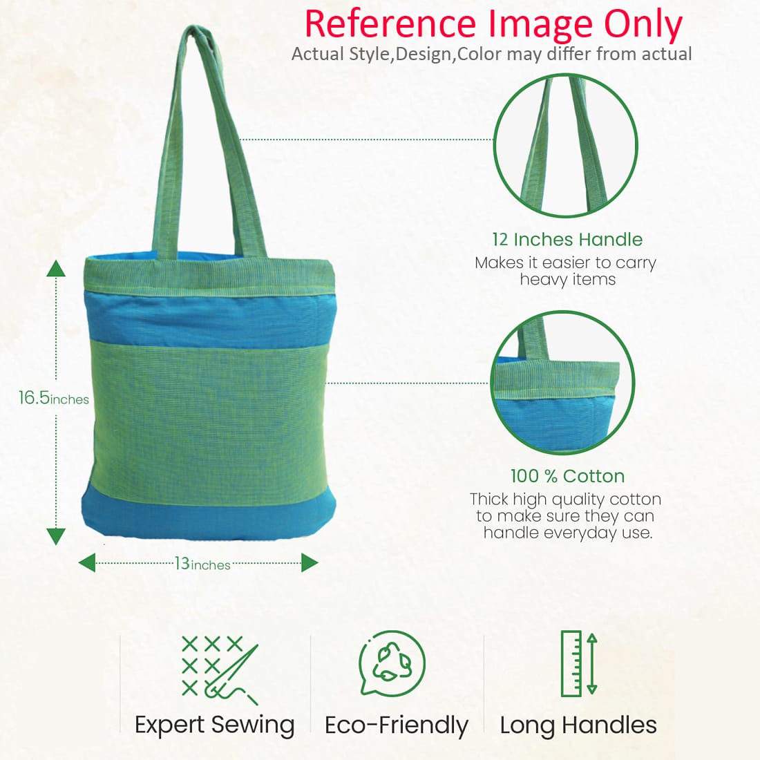 Designer Suede Eco Friendly Shopping Bag